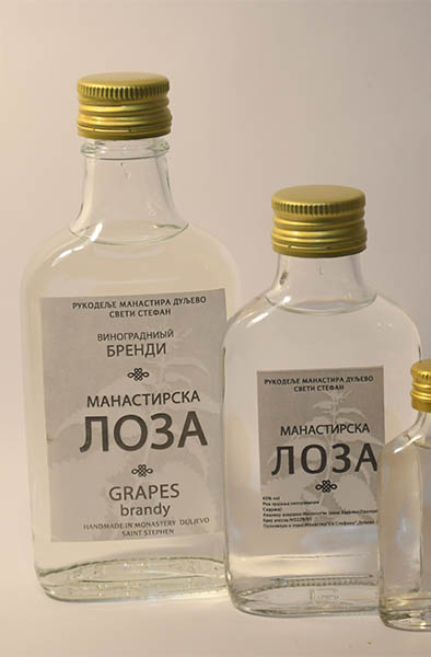 Manastir Duljevo | Rakija loza pljoska 100ml