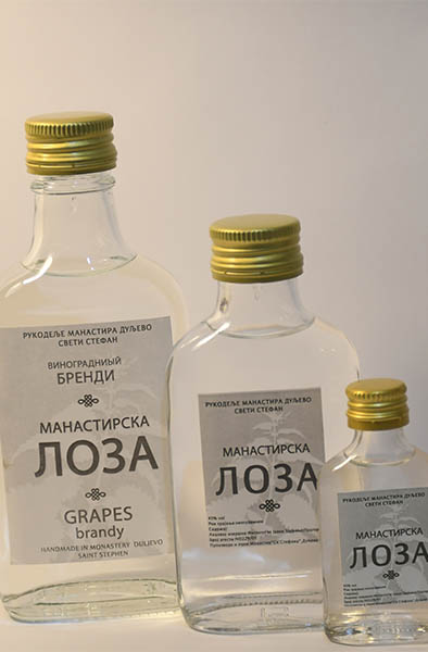 Manastir Duljevo | Rakija loza pljoska 40ml