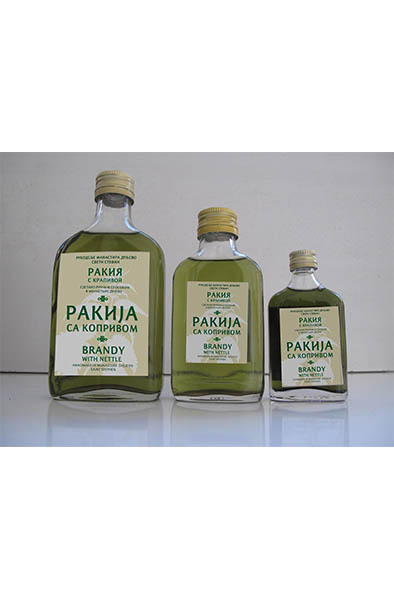 Manastir Duljevo | Rakija sa koprivom pljoska 100ml